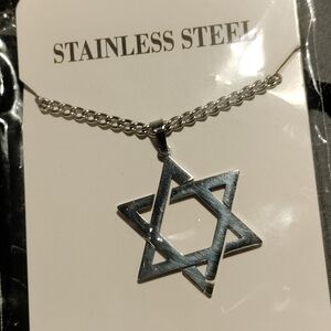 NEW Stainless Steel Star Pendant Necklace